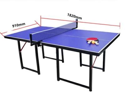 China Indoor MDF+Steel Protable Ping Pong Table For Kids for sale