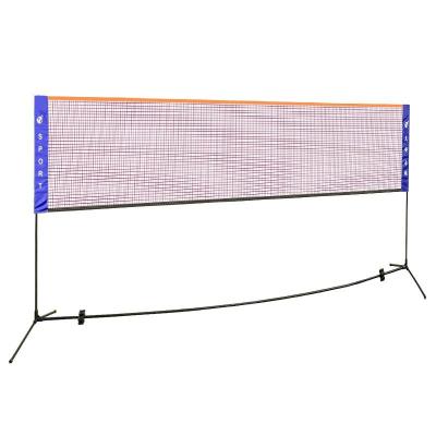 China Durable Adjustable Indoor And Outdoor Portable Badminton Rack Pole Net Post Set for sale