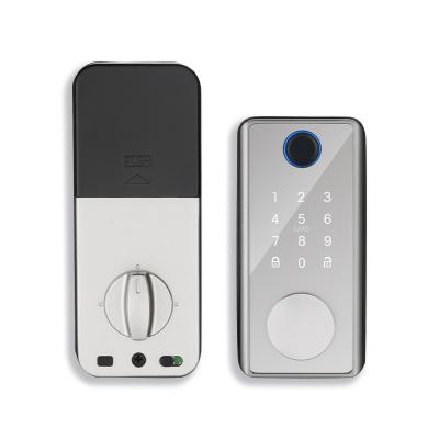 China Tuya Electronic Smart Door Lock Fingerprint Card Code Combination Lock Hotel Apartments Office High Quality Digital Keypad for sale