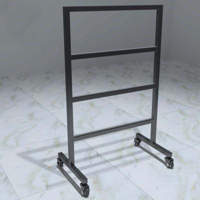 China Double-Sided Customize Popular All-welding Metal Clothing Rack Display Rack Rack Shelf for sale