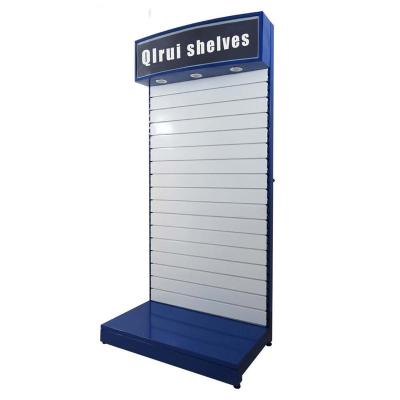 China Shop Display Shelving Supermarket Grocery Gondola Rack Design Single Sided Display Rack for sale