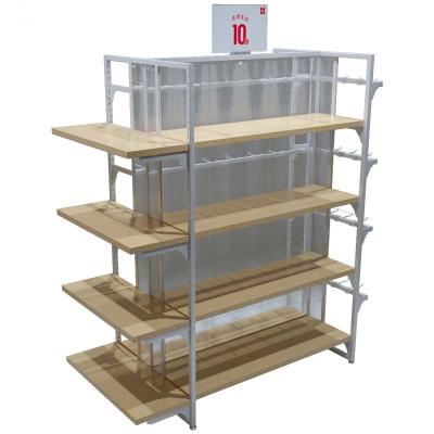 China Foshan Qirui double-sided suppliers of lightweight metal supermarket shelves hanging basket store shelves can be customized sales are good for sale