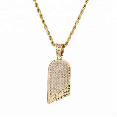 China Trendy Mens Factory 18k Gold Jewelry Necklace With Skateboard Pendant for sale