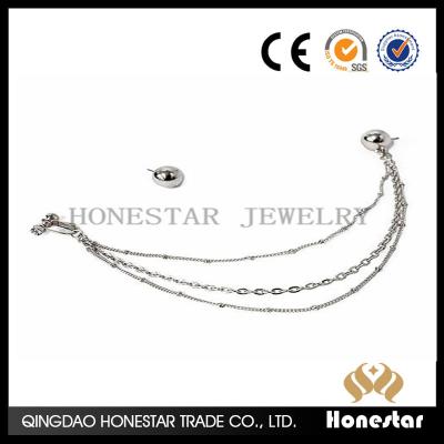 China New Nose Chain Septum Nose to Ear Chain / Non-Pierced Nose Ring and Pierced Earring for sale