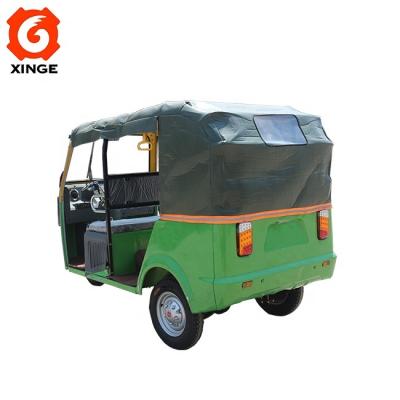 China Closed Passenger CKD Motorcycle Gasoline Cabin Passenger Tricycle for sale