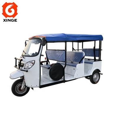 China Passenger Electric Auto Rickshaw Brushless Motor With Seat For Passenger for sale