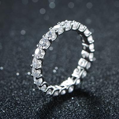 China CLASSIC Blues RTS Engagement Wedding Fashion Simple S925 Sterling Silver Rings For Women for sale