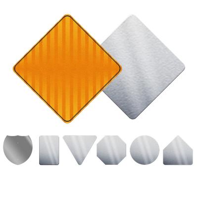 China Urben Highway Rust Free Highway Road Traffic Road Sign White 5052-H32 Alu Aluminum Plate Panel For Signage With U Channel Factory Price for sale