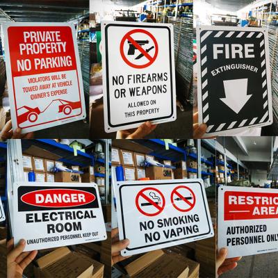 China Amazon Hot Selling Custom HAZARD Home Rust Free Aluminum Hazard Health Metal Safety Precaution Warning Sign for Safety Awareness for sale