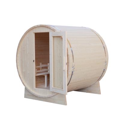 China Computer Control Panel Household Portable Traditional Dry Steamer Canadian Hemlock Cedar Sauna Room for sale