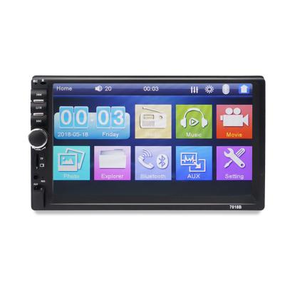 China High Quality Universal 7 Inch 2 Screen Din Car MP5 Player Automotive Stereo Multimedia Player Car Radio for sale