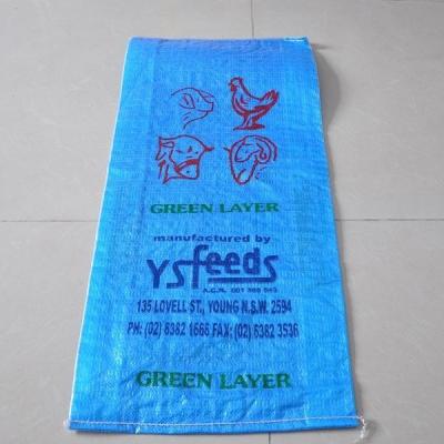 China 100% Virgin PP Woven Sack Bag 6 colors Printing For Feed Additive for sale