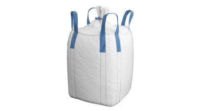 China Cross Corner Loop Ton Bags Empty Builders Bags Breathable 500KG - 2000KG for sale