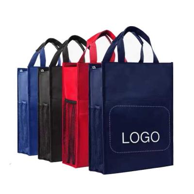 China Who respects the environment; Recyclable; Reusable Oxford Cloth Logo Printed Custom Gift Empty Cartoon Sustainable Shopping Supplies Packaging Tote Bags With Handle for sale