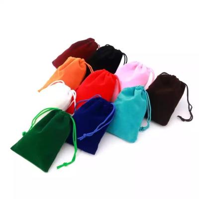 China Who respects the environment; Recyclable; Pocket Reusable Portable Black/White Flocking Velvet Other Special Purpose Bulk Gift Tiny Bags Eco Friendly Custom Logo for sale