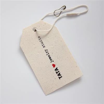 China Factory Price Manufacturer Sustainable Silk Screen Printing Cotton Canvas Brand Security Sublimation Luggage Clothing Tags And Labels Custom Made for sale