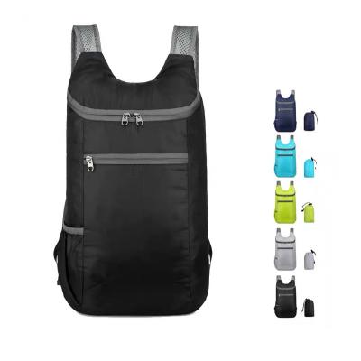 China Factory hot sale custom waterproof increasing bag novelty men's waterproof folding shoulder backpack big promotional coloring zipper for sale