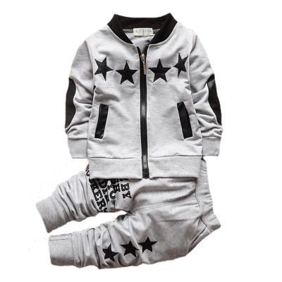 China Sports wear Spring and autumn boys zip-up cardigan long-sleeved sport and leisure suit for sale