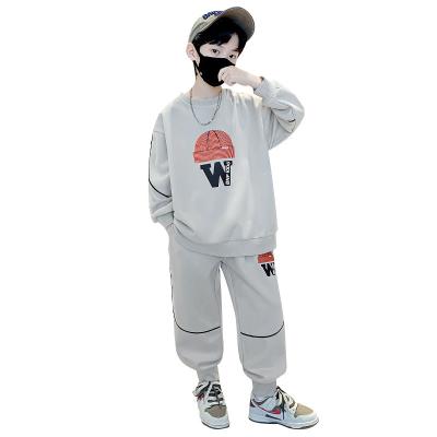 China Casual 2023 Boy fashion Spring and autumn new style medium children sports set wholesale for sale