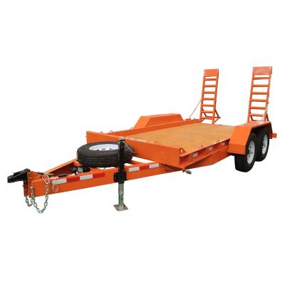 China Car Trailer Pickup Truck Factory Transport Trailers For 4.5 Ton Mini Excavator Digger Trailer for sale