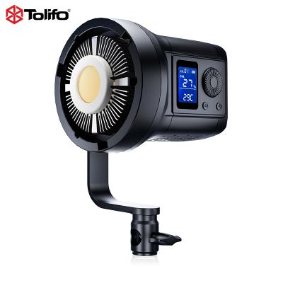 China Hot Sale SK-80DB 80W PORTABLE COB LED Film Shooting Lighting Equipment Shenzhen Tolifo Bicolor Studio Photography Lights Set For Youtube for sale