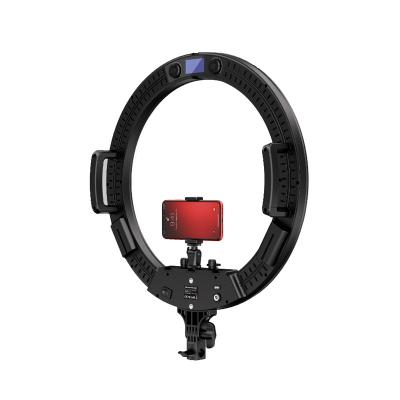 China Tolifo 19 Inch 60W Photo Studio Portable Photography RGB Ringlight LED Visual Light with Tripod Stand R-1948RGB for sale