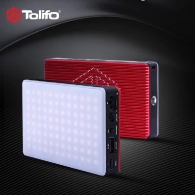 China TOLIFO 2019 Newest LED Top Up Selfie Light 96 SMD LED HF-96B Built-in Battery CRI95 LED Photo Light For Phone Vlog Youtube 3300mAh for sale