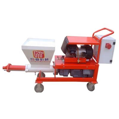 China Automatic Construction Cement Gypsum Sand Lime Mortar Brick Block Wall Plaster Rendering Machine for sale