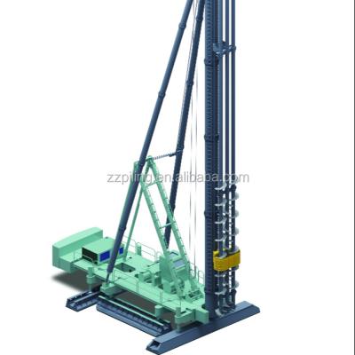 China Machinery repairs workshop long method machine screw base deep mix drilling rig, JZB240 multi-axis drill rig bored secant pile for sale