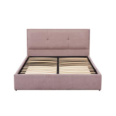 Chine Eco-Friendly Wood Modern Furniture Fabric Bed Frame Modern Soft Bedroom Storage Beds Frame à vendre