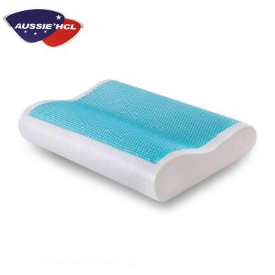 China Anti-Static High Quality Comfortable &Relax Gel Memory Foam Reversible Cool Bed Pillow OEM&ODM Acceptable for sale