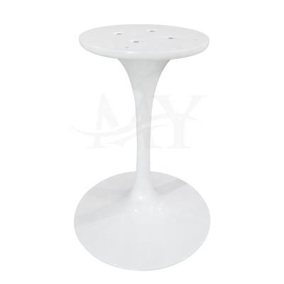 China Carrara Italian Dining Table Modern Adjustable White Marble Aluminum Feet Oval White Black (Height) for sale