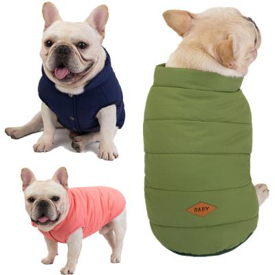 China Custom Wholesale Winter Stocked Luxury Windproof Dog Clothes Pet Jacket Small And Large Dog Coat Waterproof Apparel Designer Dog Clothes for sale