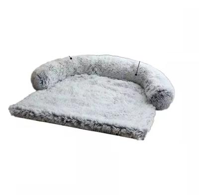 China Wholesale New Design Dog Bed Cover Waterproof Dog Cat Pet Sofa Cover Luxury Stocked For Bed With Pillow for sale