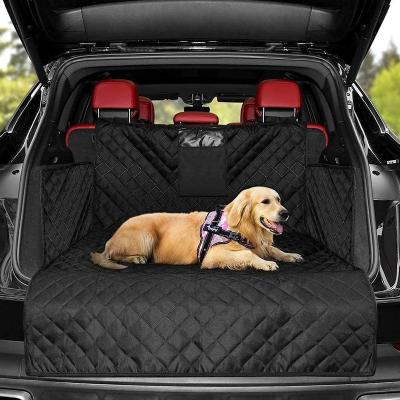 China 100% Luxury Stocked Waterproof Pet SUV Car Trunk Cargo Boot Protector Cover Liner For Travel Dog Car Seat Cover Car Safety Protector for sale