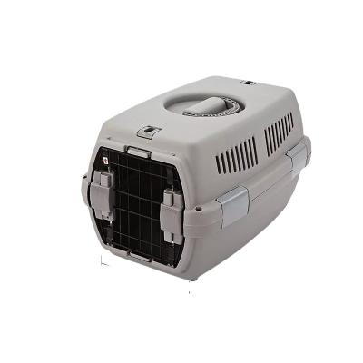 China Wholesale Luxury Fashion Travel Safety Plastic Breathable Outdoor Carrier Airline Approved Dog Kennel Cage For Dogs And Cats for sale