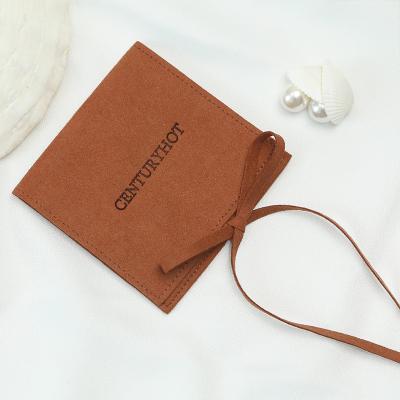 China Custom Morden Microfiber Envelope Jewelry Pouch, 8*8cm Jewelry Packaging Bags, Personalized Jewelry Bag with Logo for sale