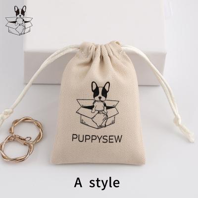 China High Quality Jewelry Pack 50 Canvas Drawstring Pouch, Jewelry Gift Packaging Bags, Drawstring Gift Pouch With Logo for sale