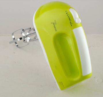 China 7 - Speeds Electric Hand Mixer With Rejection Button / Green Hand Food Mixer for sale