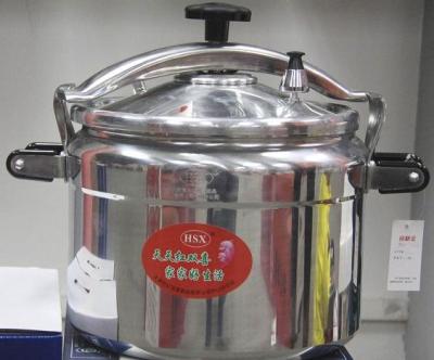 China Explosion proof pressure cooker with alu. body for gas and direct heating cooking for sale