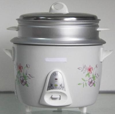 Chine 1000w chauffent garder 16 tasses de tambour de riz d'alu de cuiseur. Vapeur avec le couvercle d'acier inoxydable à vendre