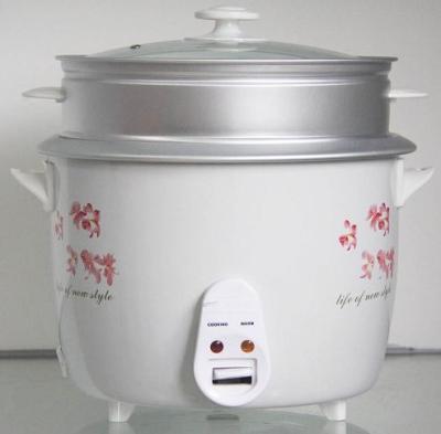 China white heating plate 700W Drum Rice Cooker With auto keeping warm system cookers for sale