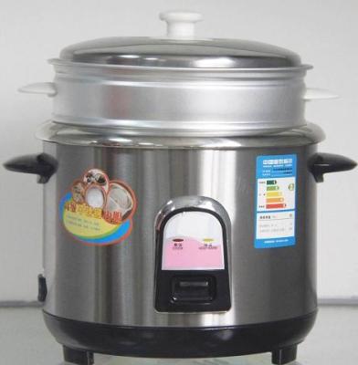 China Multifuntional 10 Cups Stainless Steel Rice Cooker Steamer For Restaurant for sale