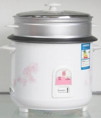 China Portable Flower Tinplate Body 3 Cups Rice Cooker Steamer With Auto Off for sale