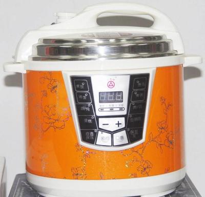 China computer panel electric pressure rice cooker orange ss body / lid multi function for sale