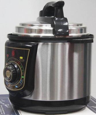 China stainless steel design electric pressure cooker of detachable upper alu. cover for sale