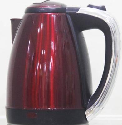 China Stainless Steel Red Electric Water Boiler Kettle / Portable Electric Kettle for sale