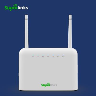 China Signalinks 300Mbps 4G WIFI Router 4G LTE CPE WIFI ROUTER Home Wireless Modem with Sim Card Slot for sale