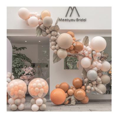 China Party Decration Wholesale 10Inch Thicken Balloons Retro Pearl Latex Balloon Birthday Wedding Party Supplier Decoration Round Balloon for sale