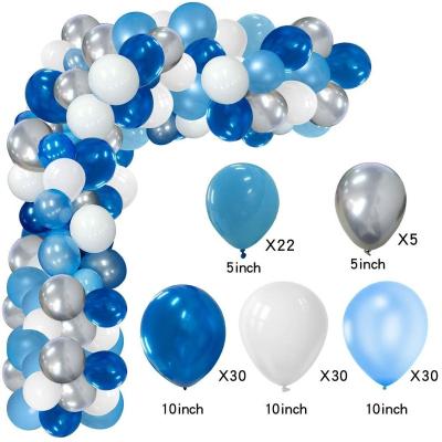 China Wholesale Blue Festival Decoration Pick Balloon Arch Kit Balloon Stand Baby Shower Kids One Birthday Wedding Party Wild Decoration for sale